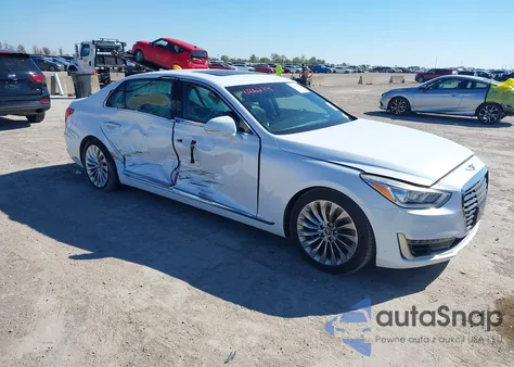 2018 Genesis G90 5.0 Ultimate из США, поврежденный, VIN KMHG54JH4JU039384